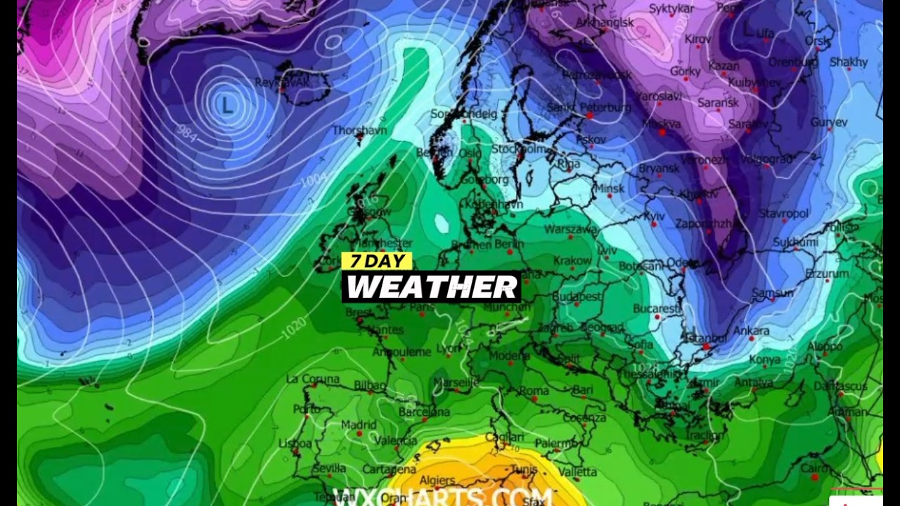 European Weather | GFS Model in 850 hPa March 23, 2026 l Europe Temperature