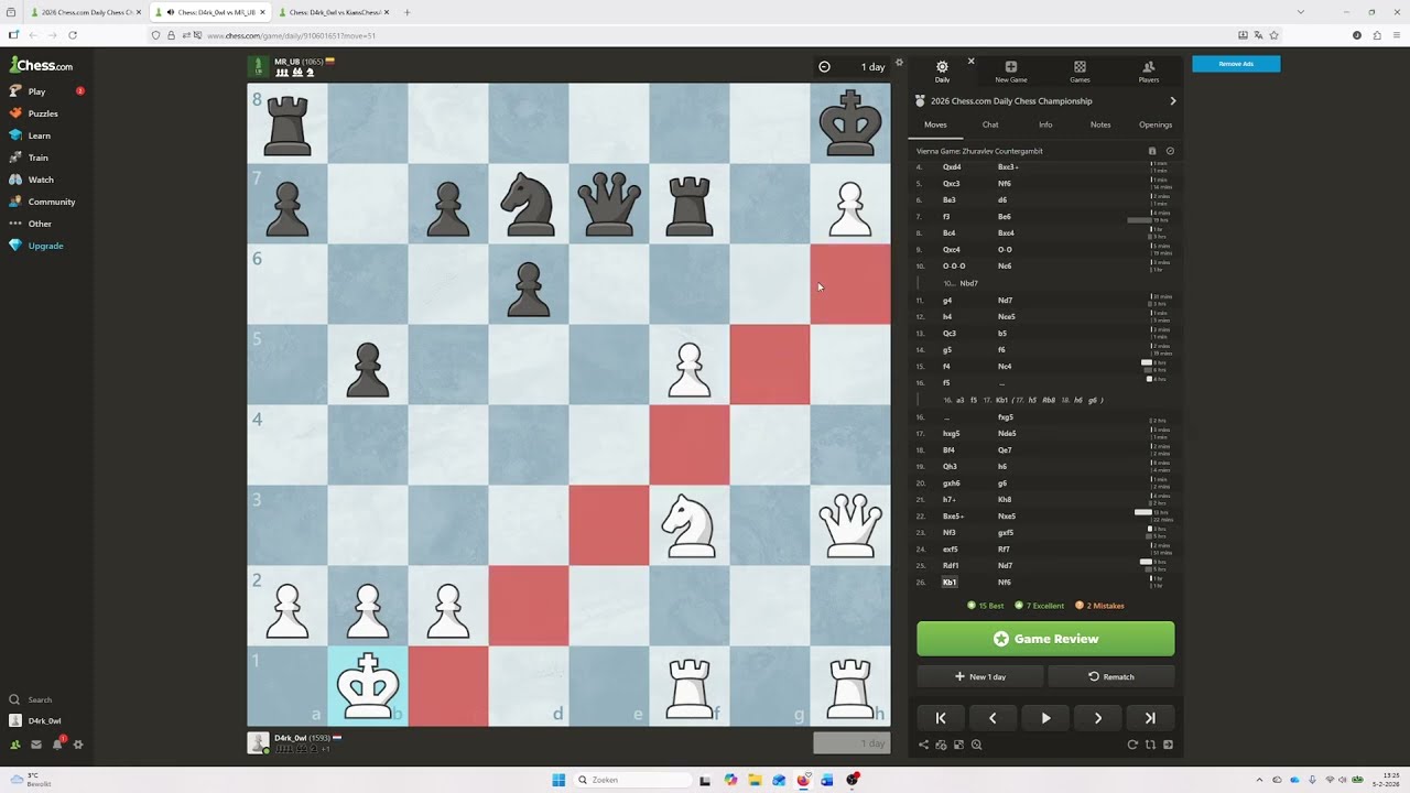 Chess.com 2026 Daily Chess Championship Round 1 Recap