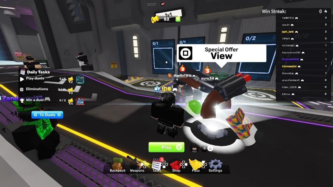 Another video of me Playing Roblox rivals