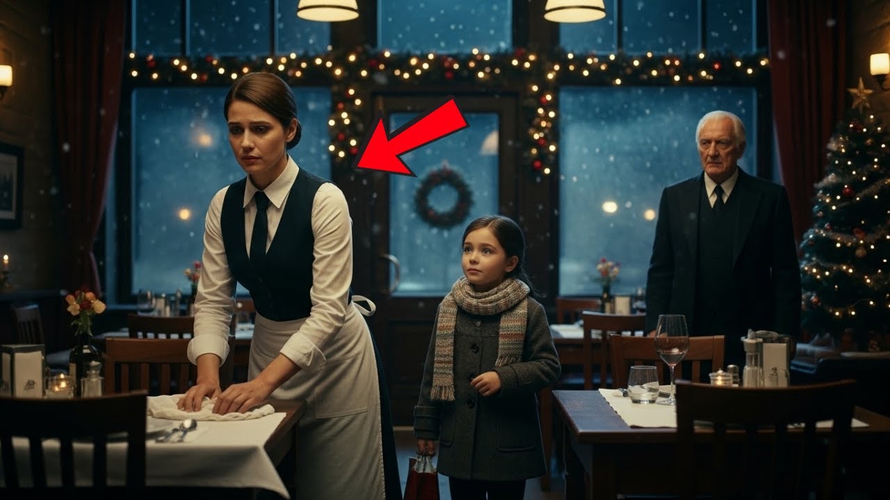 She Cleaned Tables Alone On Christmas — Until Mafia Boss’s Daughter Whispered “Come Home”