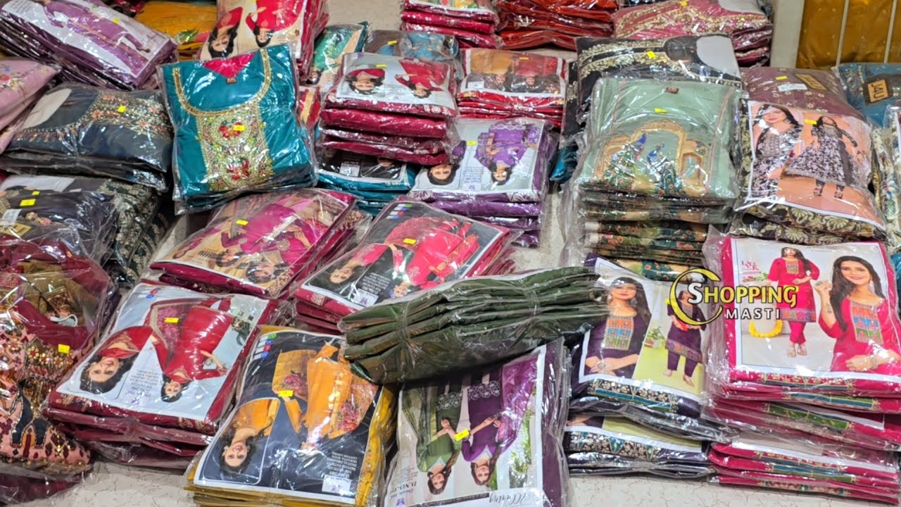 Madina wholesale|| Mul chanderi 3piece set kurtis collection No extra gst 