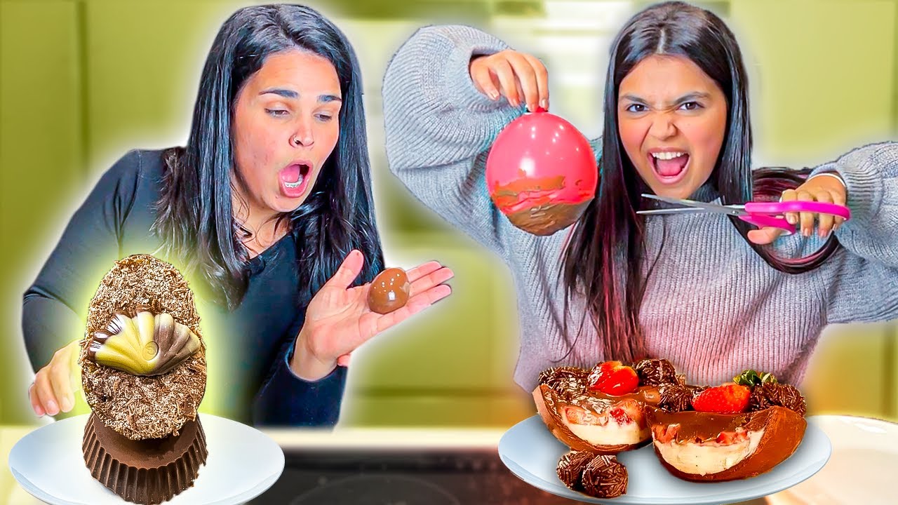 QUEM FIZER O MELHOR OVO DE PÁSCOA COM ITENS QUE TEM DENTRO DE CASA GANHA!