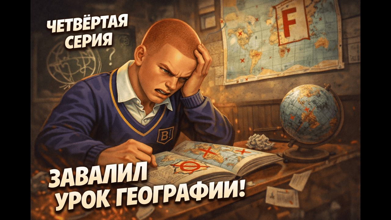 ЗАВАЛИЛ УРОК ГЕОГРАФИИ -  BULLY (Прохождение #4)