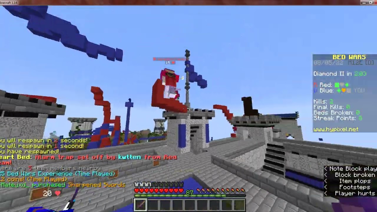 40v40 bedwars gameplay
