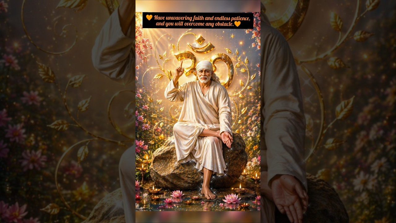 🕉️ saibaba🥰✨🙏🏻#saibaba #baba #sai#omsairam#saibabablessings#shiradisaibaba#shiradisai #blessings#god