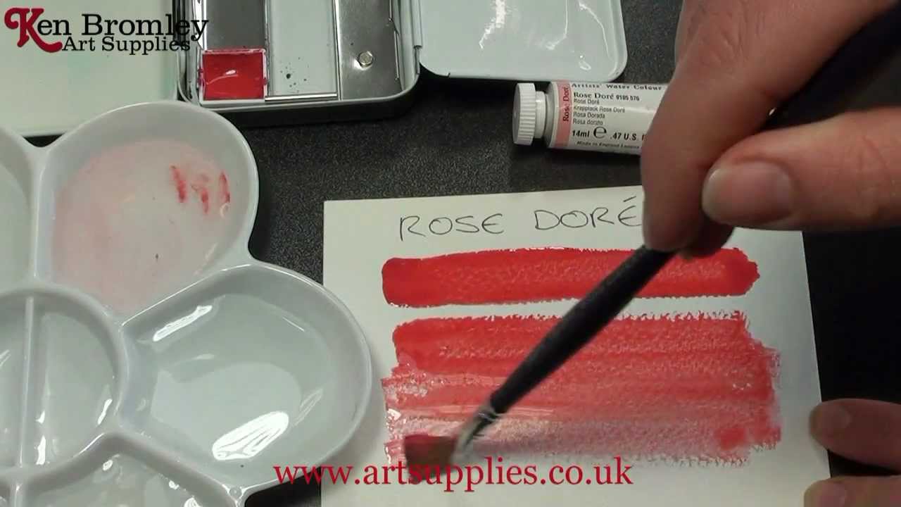 Winsor & Newton Artists' Water Colour paint Rose Dore 576 Series 4