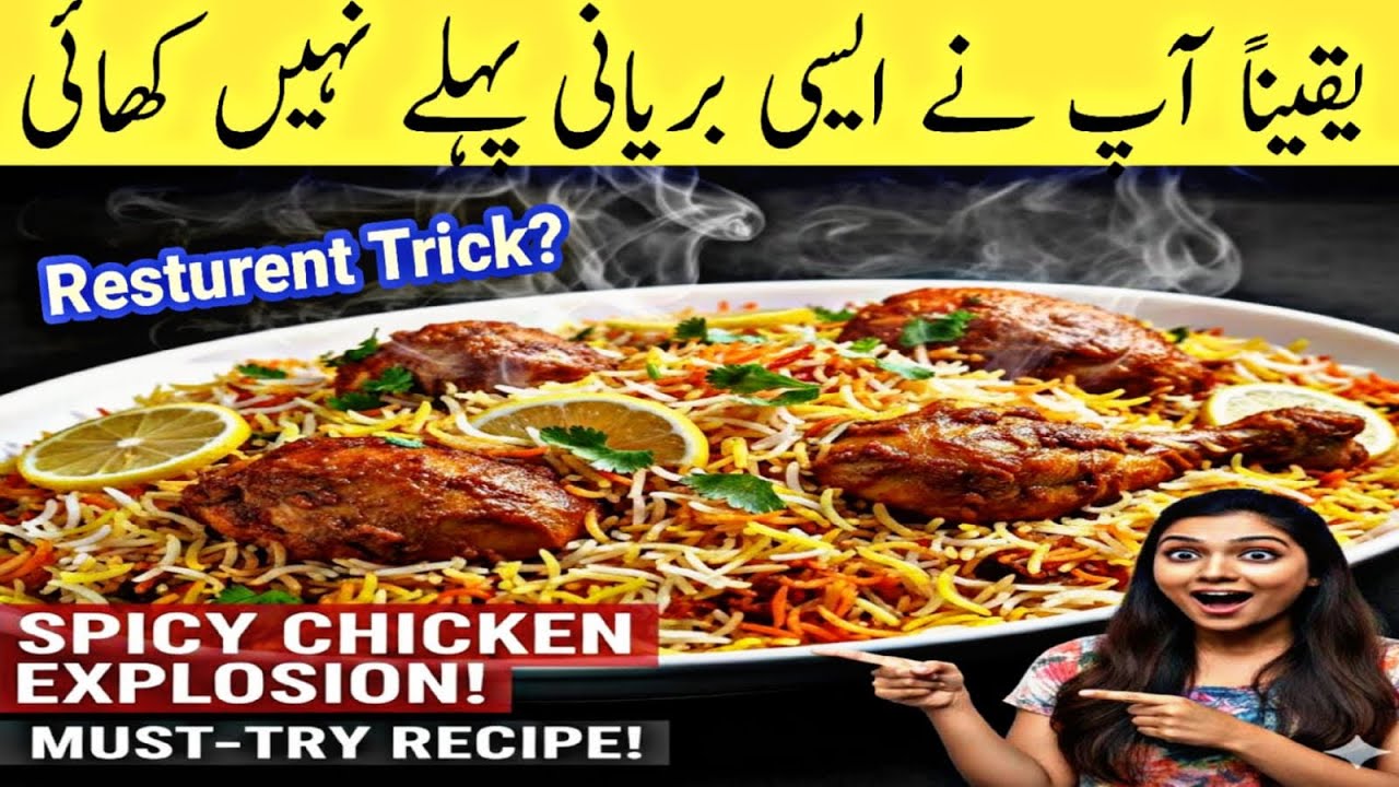 Spicy Chicken Biryani | Eid Special Recipe| Full Detailed Recipe | Cooking With Aima