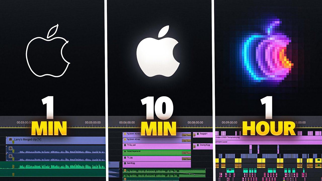 Редактирование стиля Apple за 1 минуту, 10 минут или 1 час