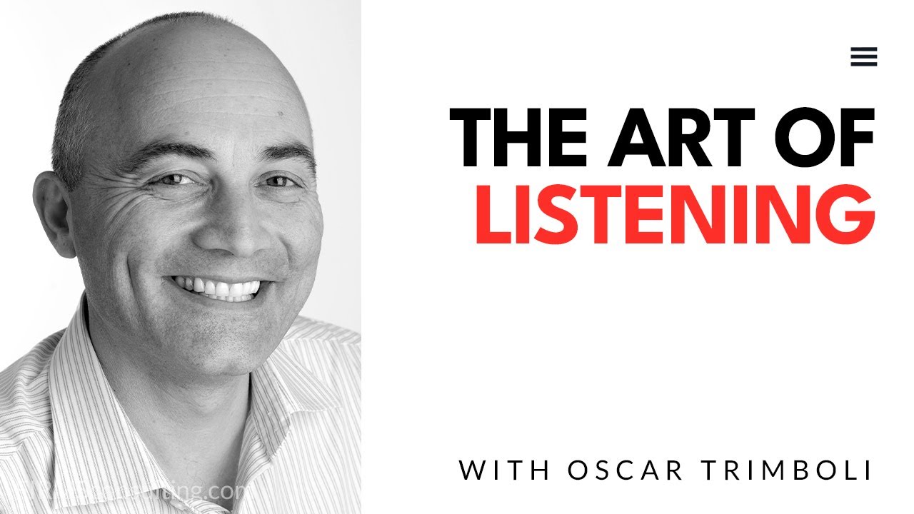 The art of listening (with Oscar Trimboli)