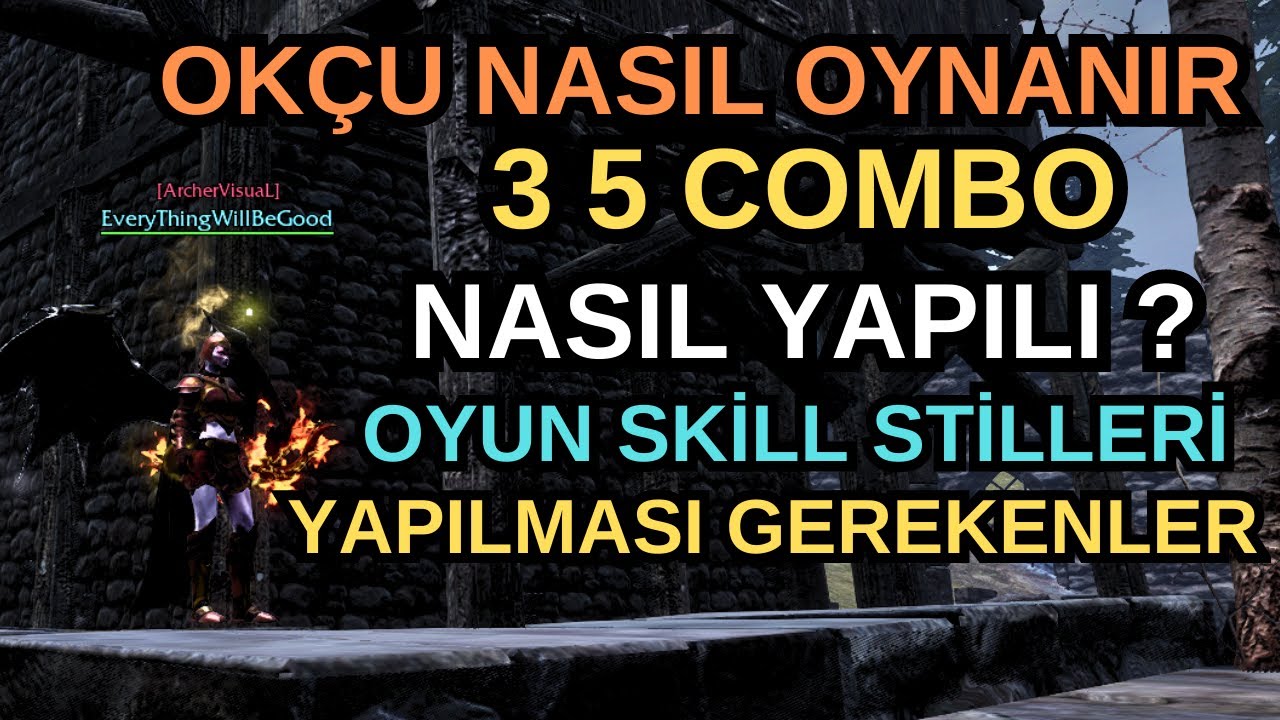 RİSE ONLİNE OKÇU NASIL OYNANIR  / 3 & 5 COMBOSU / OKÇU İLE  YAPILMASI GEREKEN VE OYNANIŞ ŞEKLİ