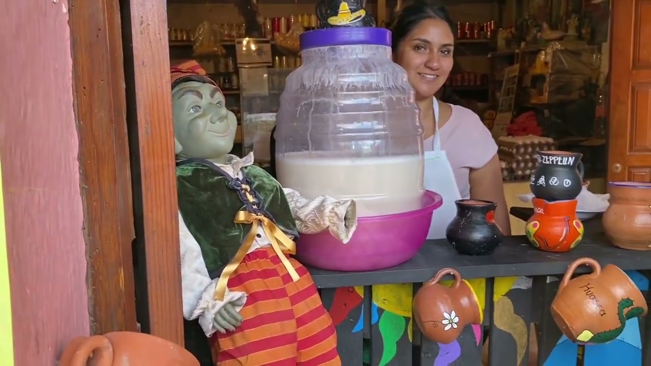 Comiendo pan en Huasca Hidalgo, primer pueblo mágico!!!