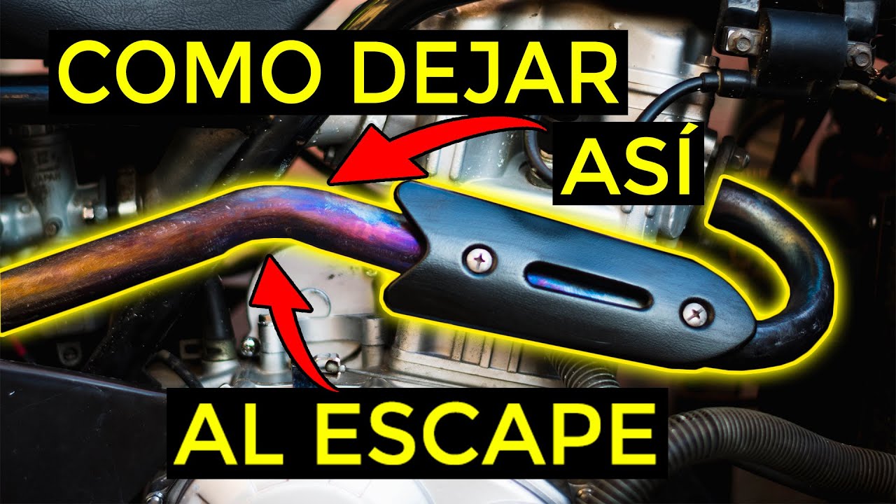 C&oacute;mo RESTAURAR ESCAPE de MOTO Y que quede AS&Iacute;!! (FACIL) 🔥🔥