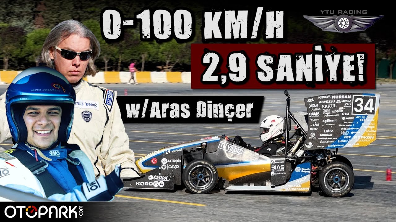 YTU RACING YENİ ARACI YTR08'i kullandık! | 0-100'ü 2,9 sn! | w/Aras Dinçer
