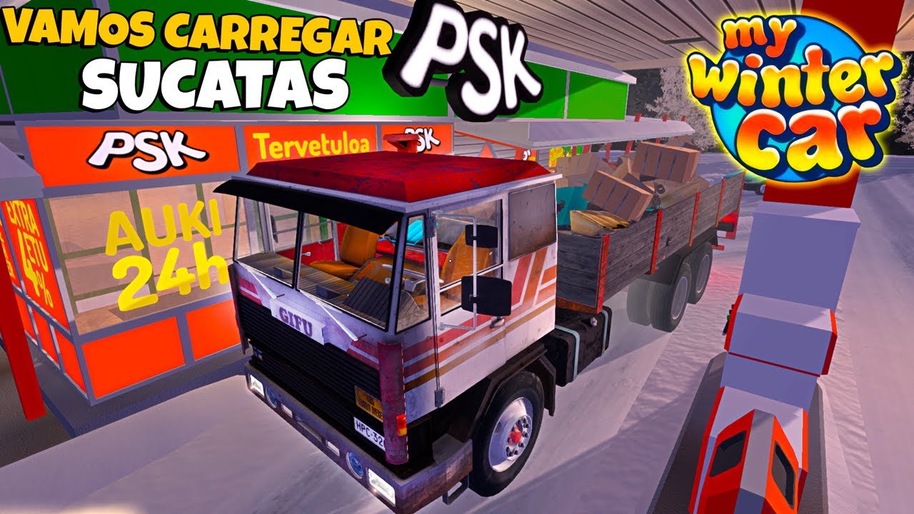 Primeiro Trabalho Do Nosso Gifu Transportando Sucatas para o Fleetari - My Winter Car #032