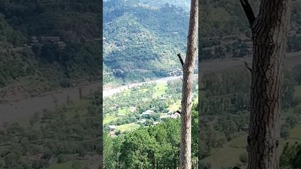 Beautiful view of valley Jandala Azad Kashmir