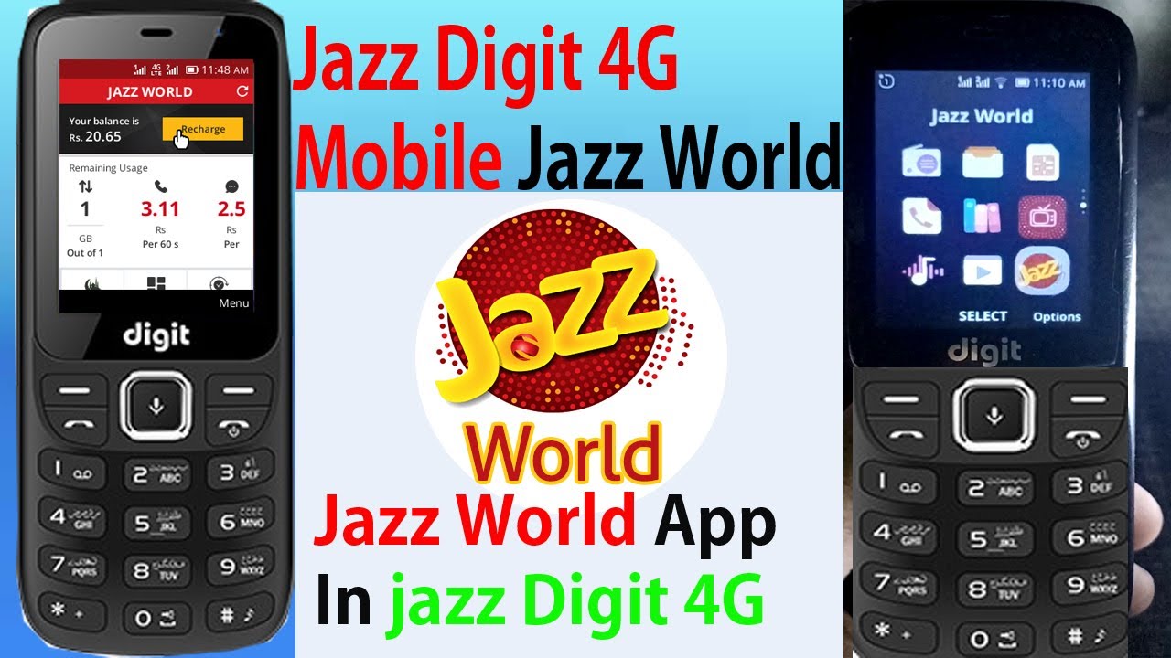 Jazz Digit 4G Mobile jazz world|Jazz World in Jazz digit 4g Mobile||update error Fix