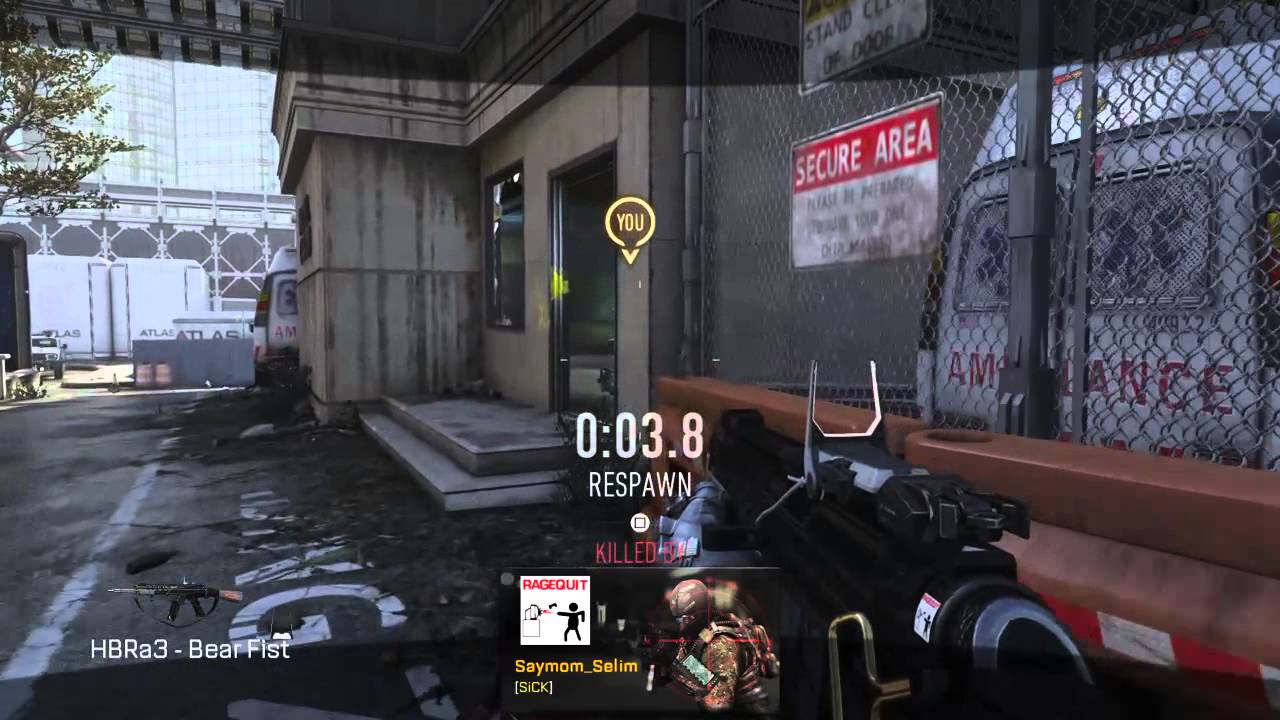 COD AW - Bear Fist Is a Sniper?