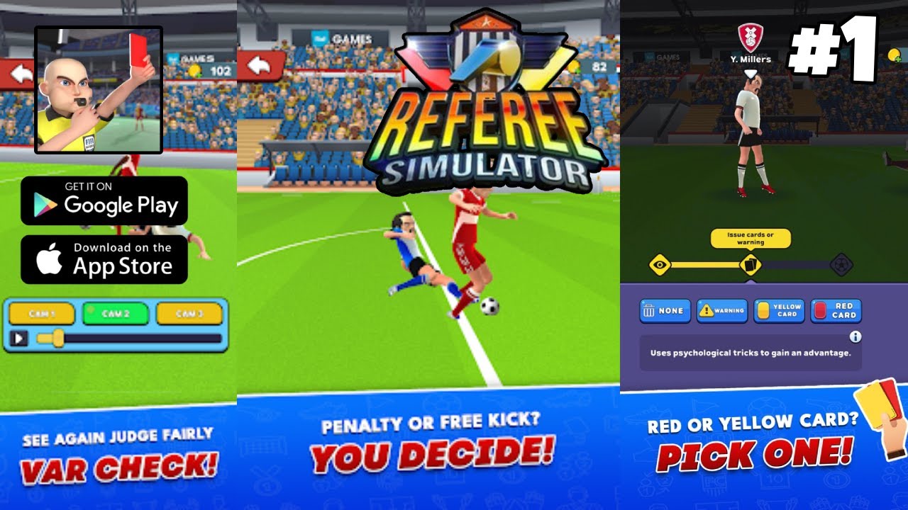 Football Referee Simulator 3D - Part 1 Gameplay Walkthrough | Make the Tough Calls!