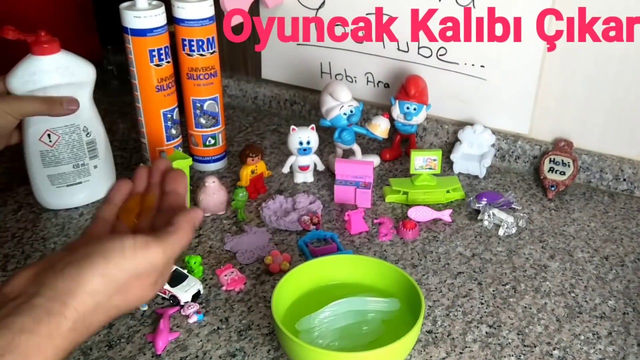 Oyuncaklardan Silikon Kalıp Yapımı ve Kokulu Taş