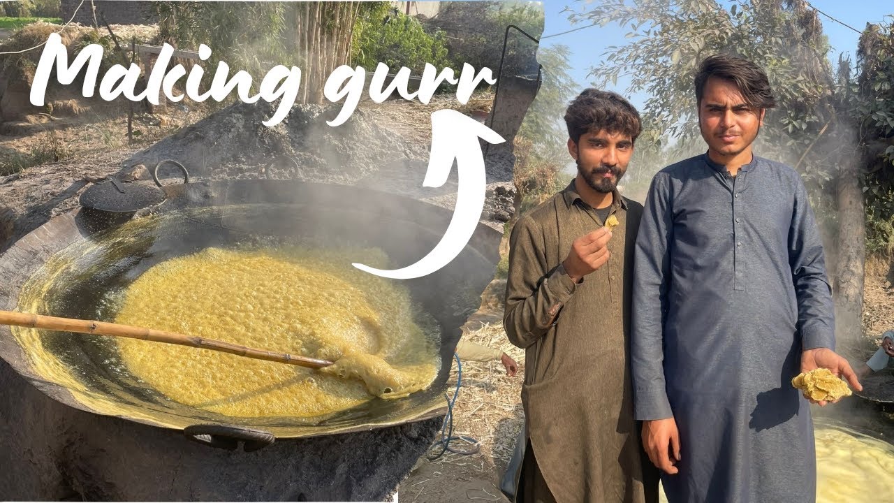 Making gurr🙂😄 at our village#dailyvlog #viral #subscribe #viralvideo #comment 