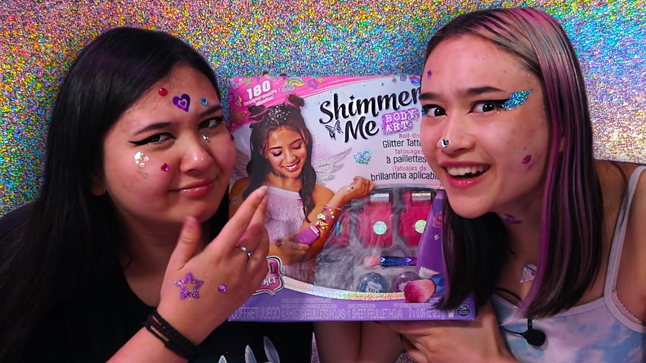 SUPER MAKKELIJKE GLITTERTATTOO'S?? | Shimmer Me DIY-kit