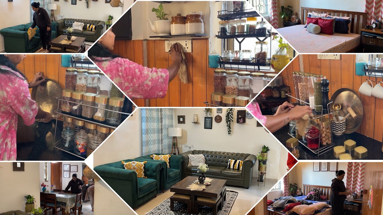 Daily Ghar Ki Safai Routine 🧹/Small Efforts, Big Clean Home ✨/Morning Daily Cleaning Routine 🌸 