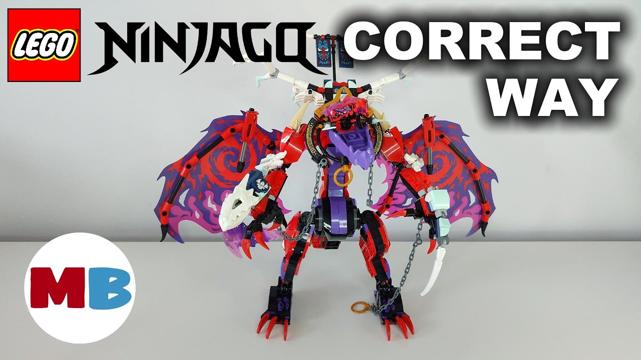 Correct way to combine 71832, 71845 - Thunderfang Dragon of Chaos, Lloyd&rsquo;s Jet Mech