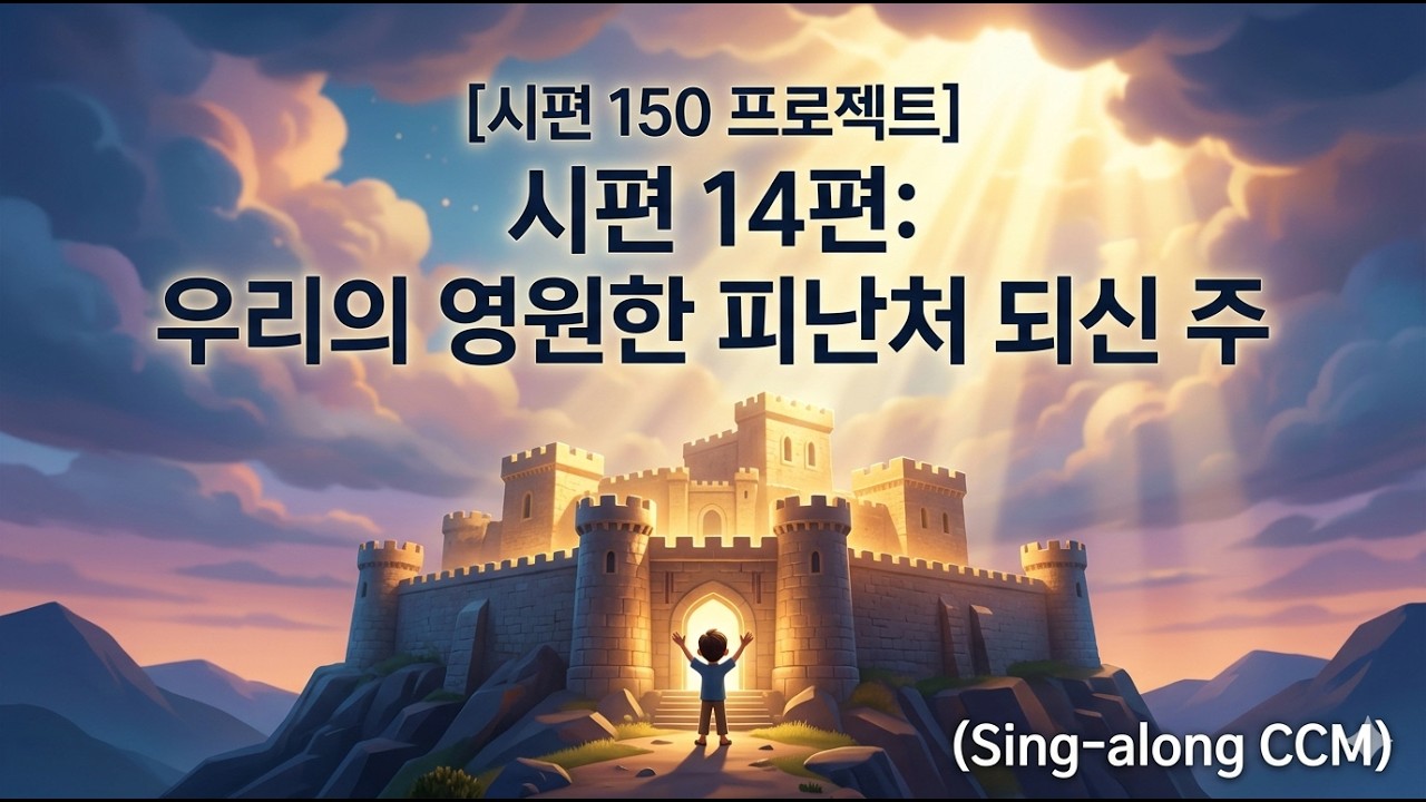 [시편 14편] 어리석은 자의 길과 우리의 피난처 (CCM/Sing-along),시편 150 프로젝트 #시편14편 #성경묵상 #따라부르는시편