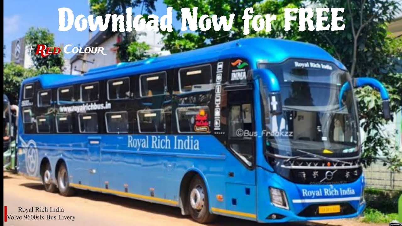 Royal Rich India Volvo 9600slx Livery — CRS CREATIONS Mod || Download Now || Navyansh Game Hub 