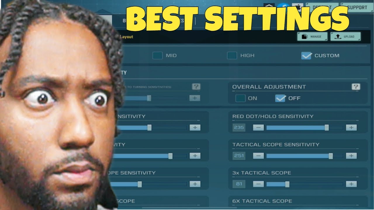 #1 BEST SENSITIVITY SETTINGS in COD Mobile SEASON 6 (COD Mobile Sensitivity Settings)
