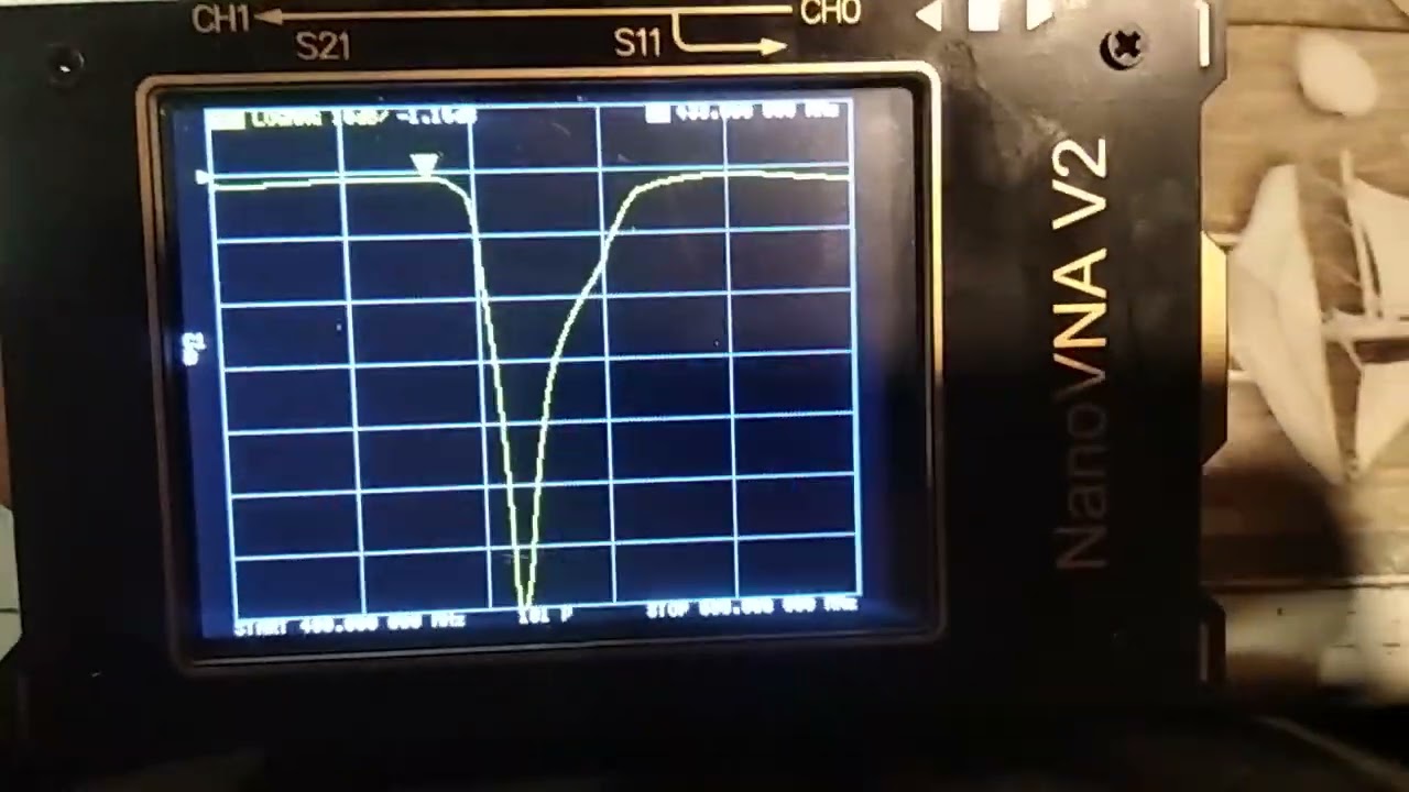 Comprobando Configuración Duplexer con el NanoVNA V2