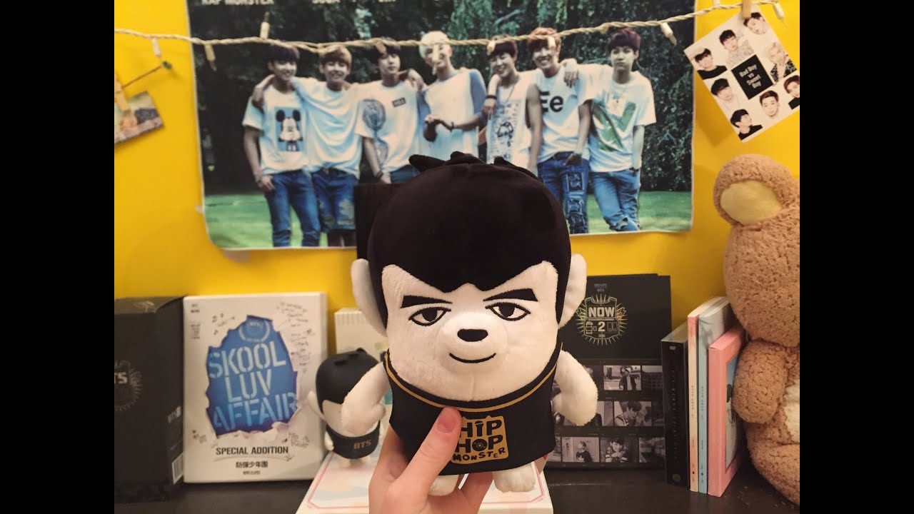 Unboxing BTS Taehyung ( V ) HipHop Monster New Plushie (kpoptown)