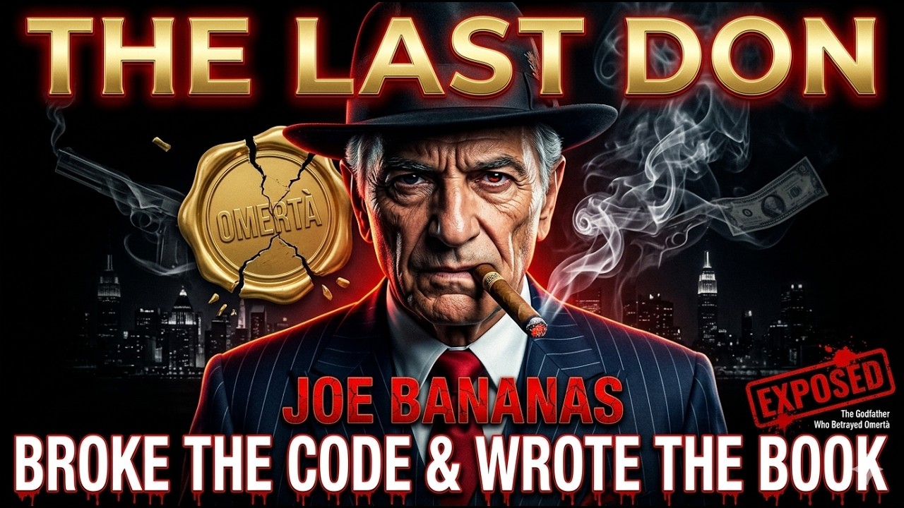 Joseph Bonanno: The Last Don Who Broke Omertà and Wrote the Book | True Crime Documentary