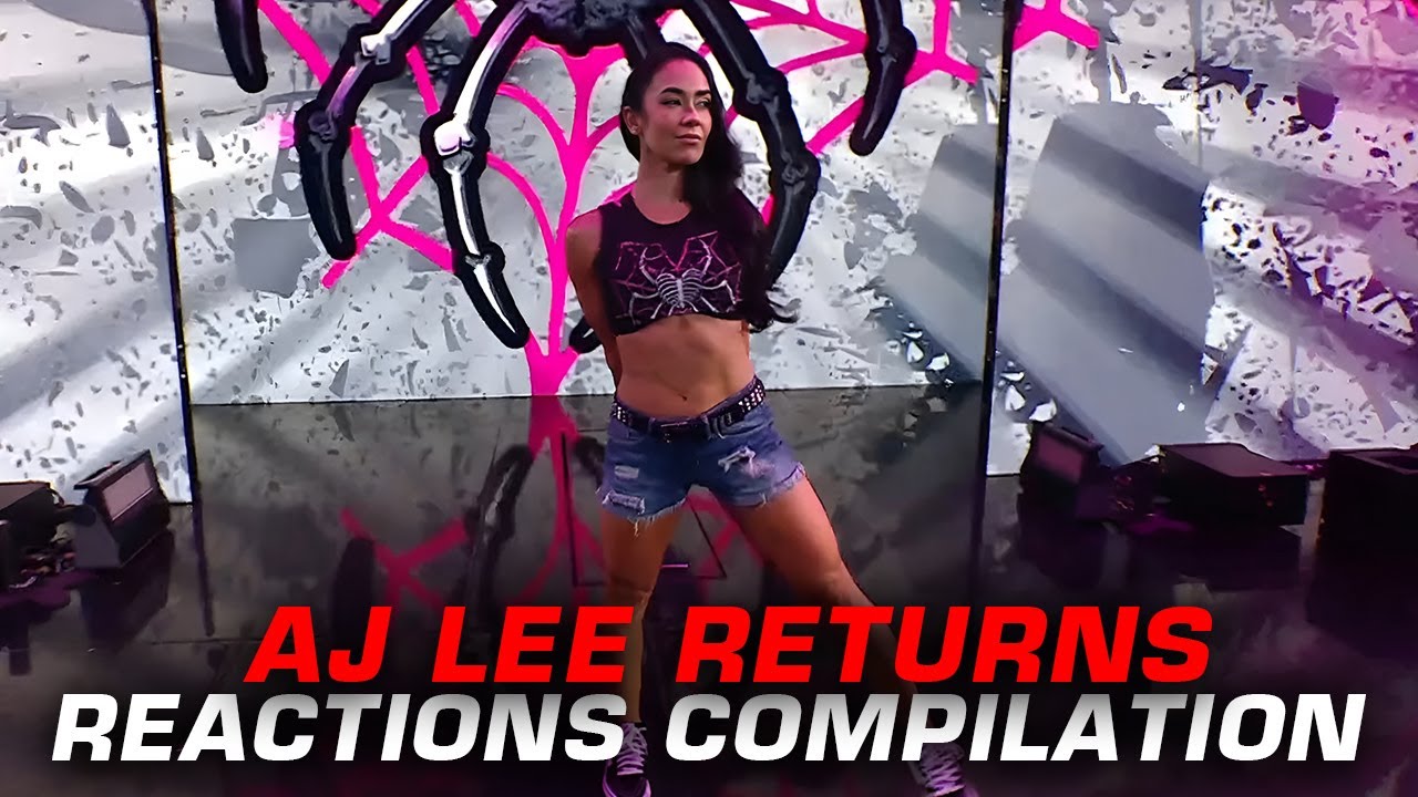 AJ Lee Returns Reaction Compilation