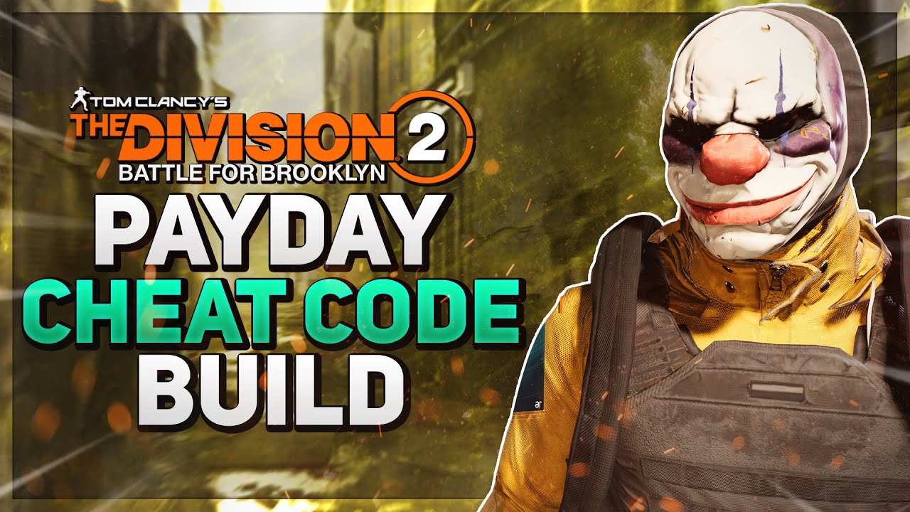 *TENACITY IS THE NEW OLD CHEESE* The Division 2: Payday Cheat Code Build...