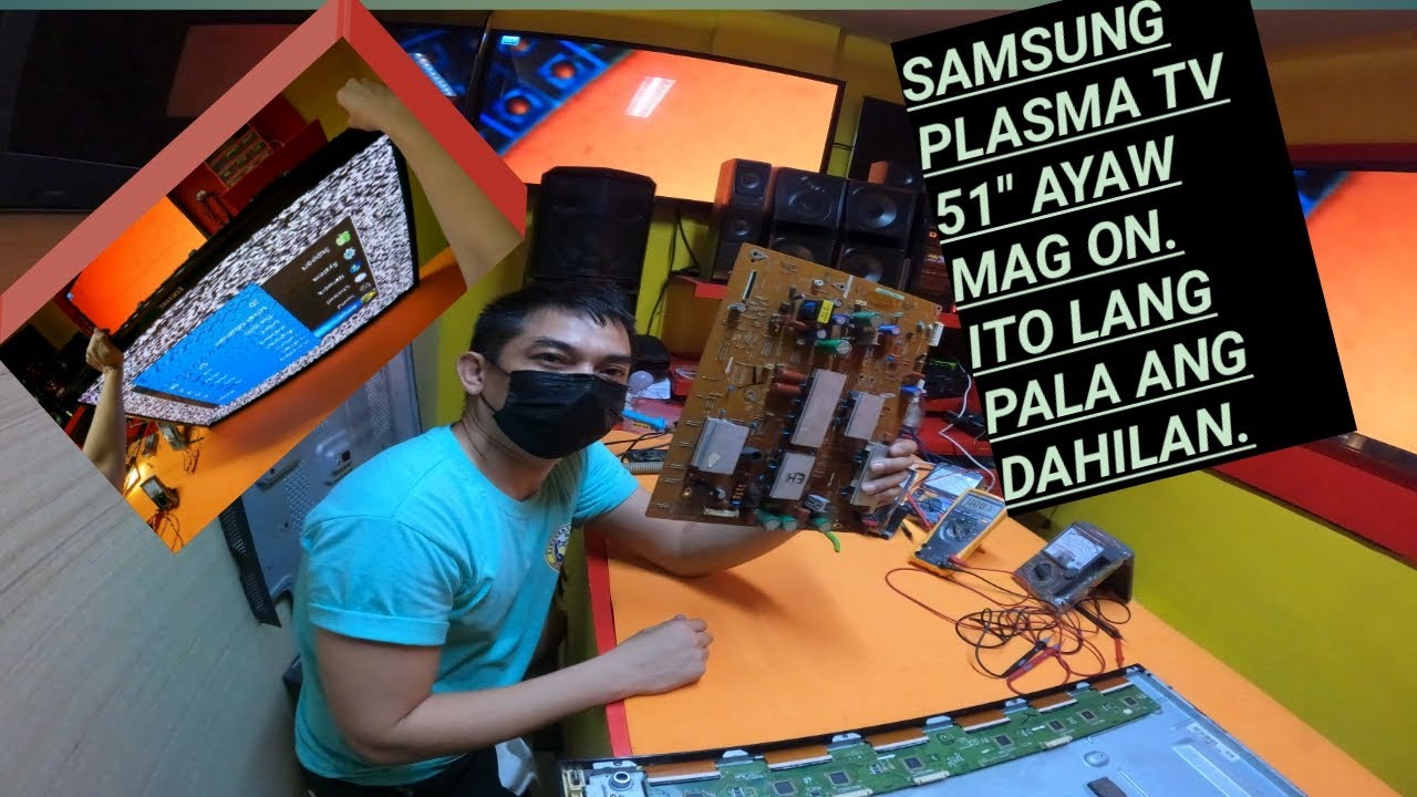 samsung plasma tv 51" model. ps51e490 standby blinking only. y main board problem. how to fix???