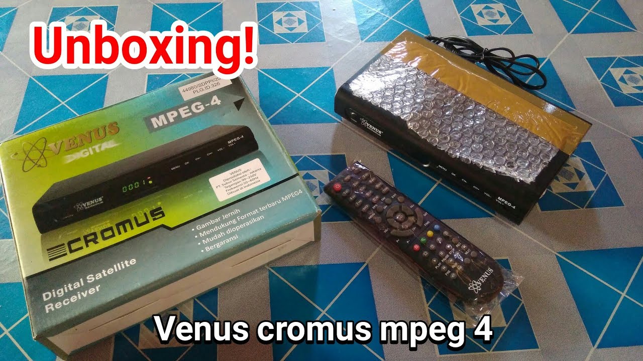 Venus cromus mpeg 4 Unboxing