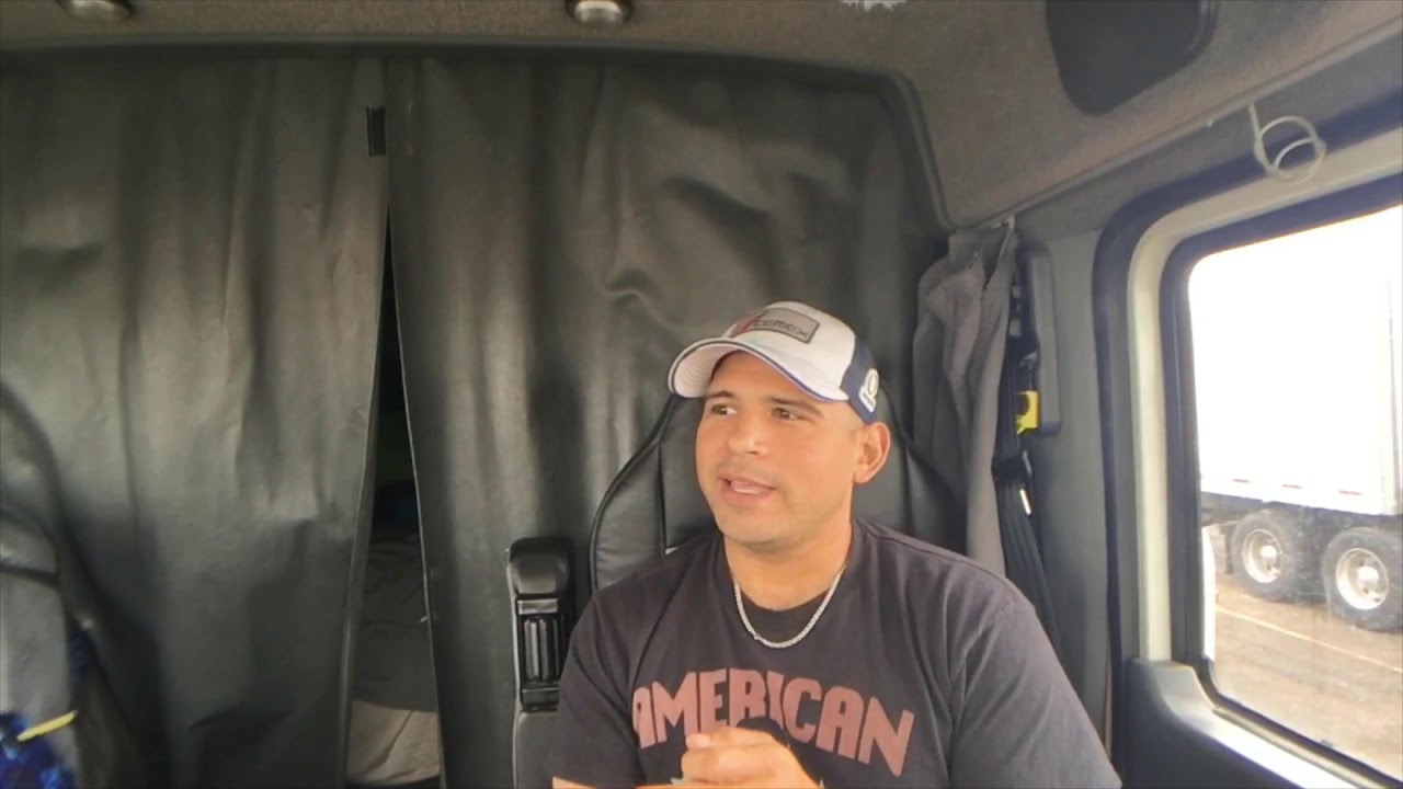 Hauling Frac Sand sandboxes in West Texas Trucking VLOG