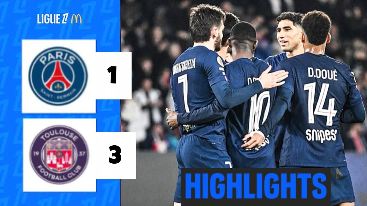 PSG - Toulouse 3-1 | R&eacute;sum&eacute; | Ligue 1 2026 | psg tfc | Paris Saint-Germain Toulouse | Demb&eacute;l&eacute; Goal