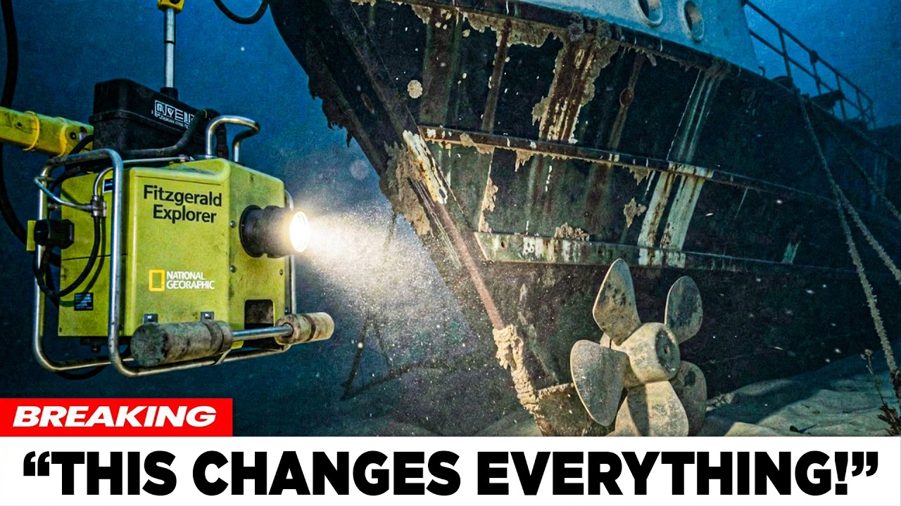 1 MIN AGO: Underwater Drone Reached The Edmund Fitzgerald — What It Found Left Historians Speechless