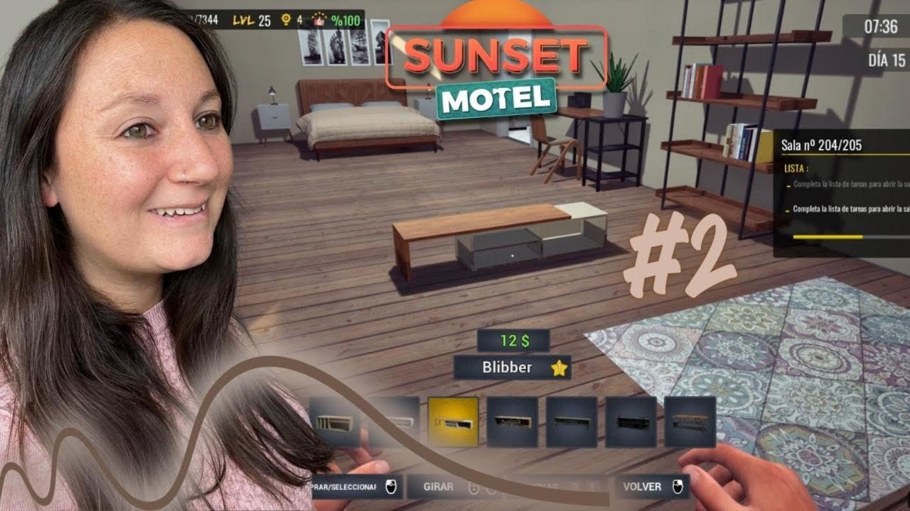Sunset Motel Gameplay Parte 2 - Habilitamos 2 habitaciones m&aacute;s