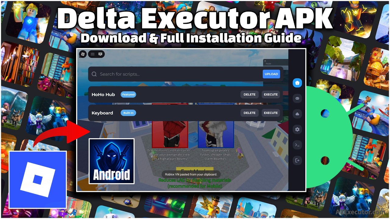 Обновление Delta Executor для Android 2026 | Лучшие эксплойты для Roblox Delta (установка APK)