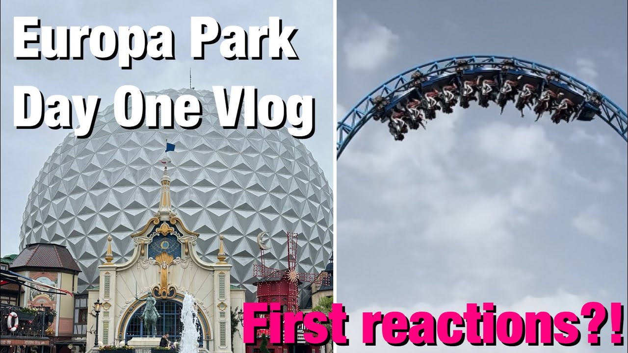 FIRST REACTIONS to Europa Park?! Day One Vlog April 2024