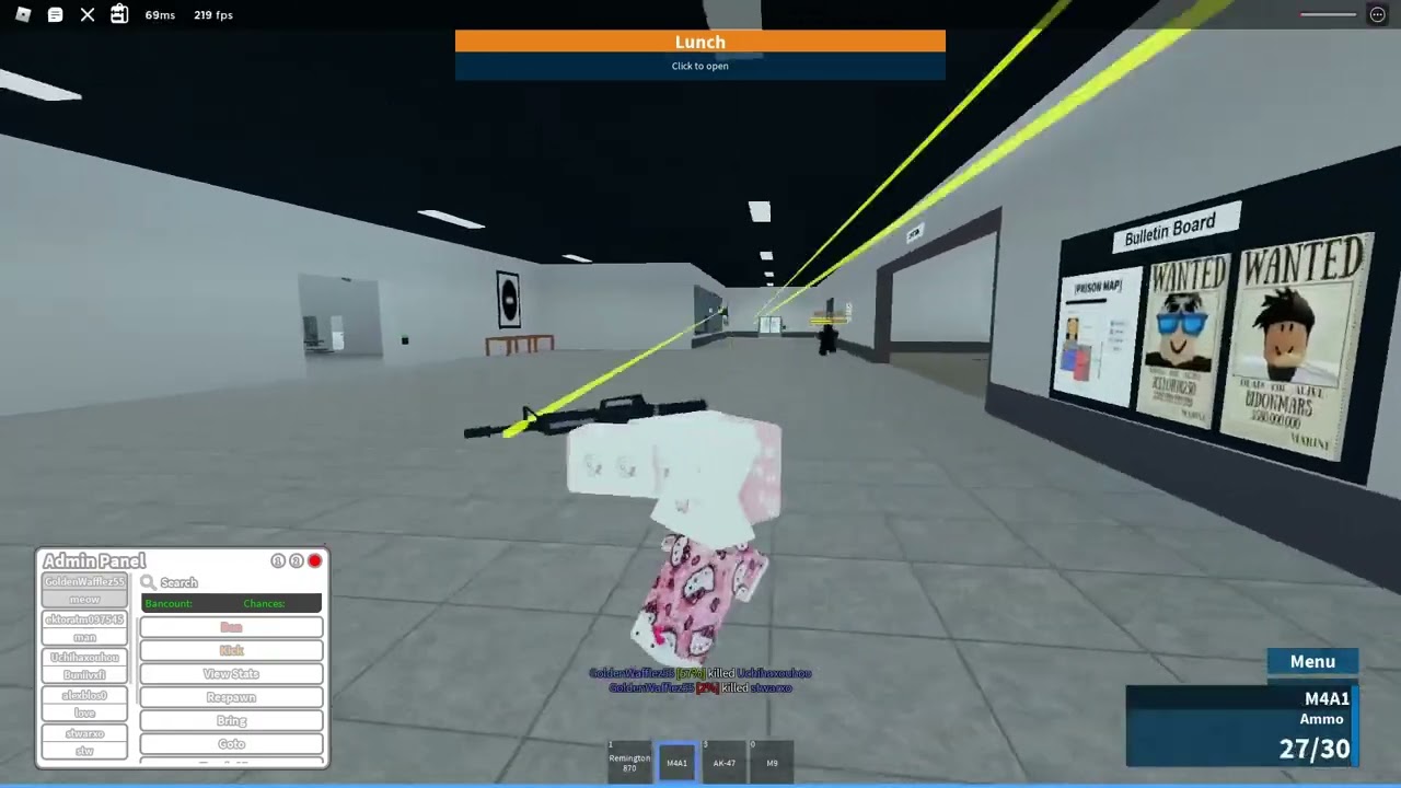 prison life testing noob gameplay