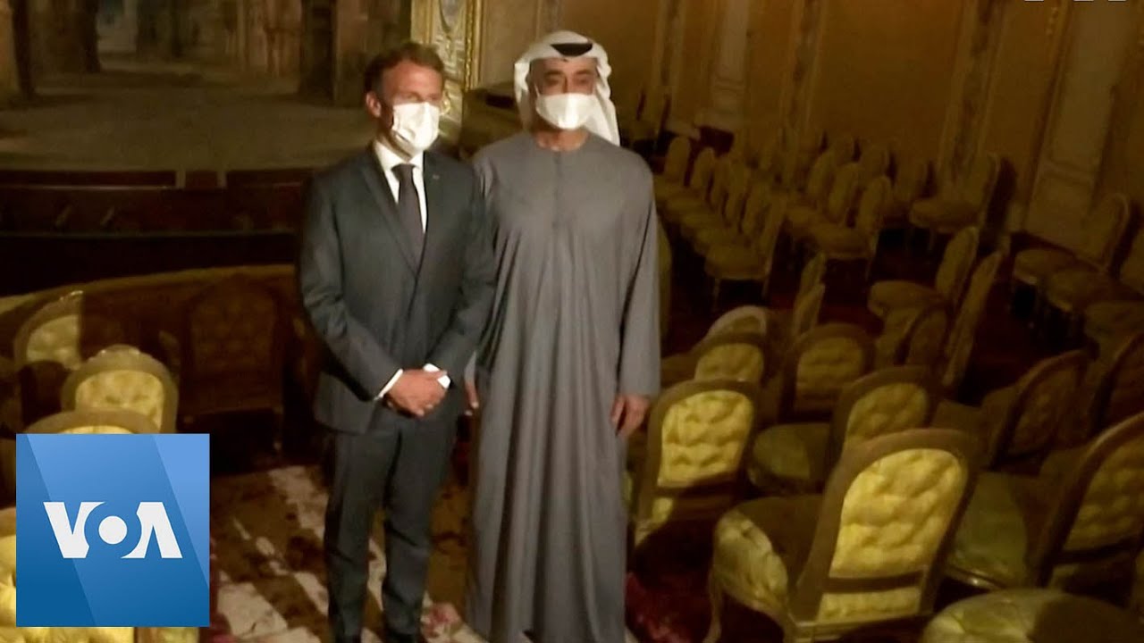 Macron and Bin Zayed Tour Imperial Theater Renovated With Help From UAE