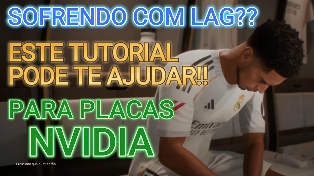 EA FC 26 TRAVANDO E COM LAG-DELAY RESOLVIDO PARA PLACAS NVIDIA!!!