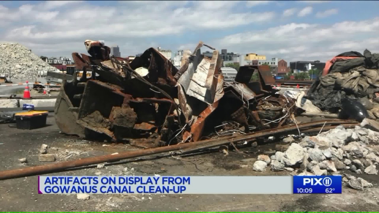 Gowanus Canal clean-up reveals underwater artifacts