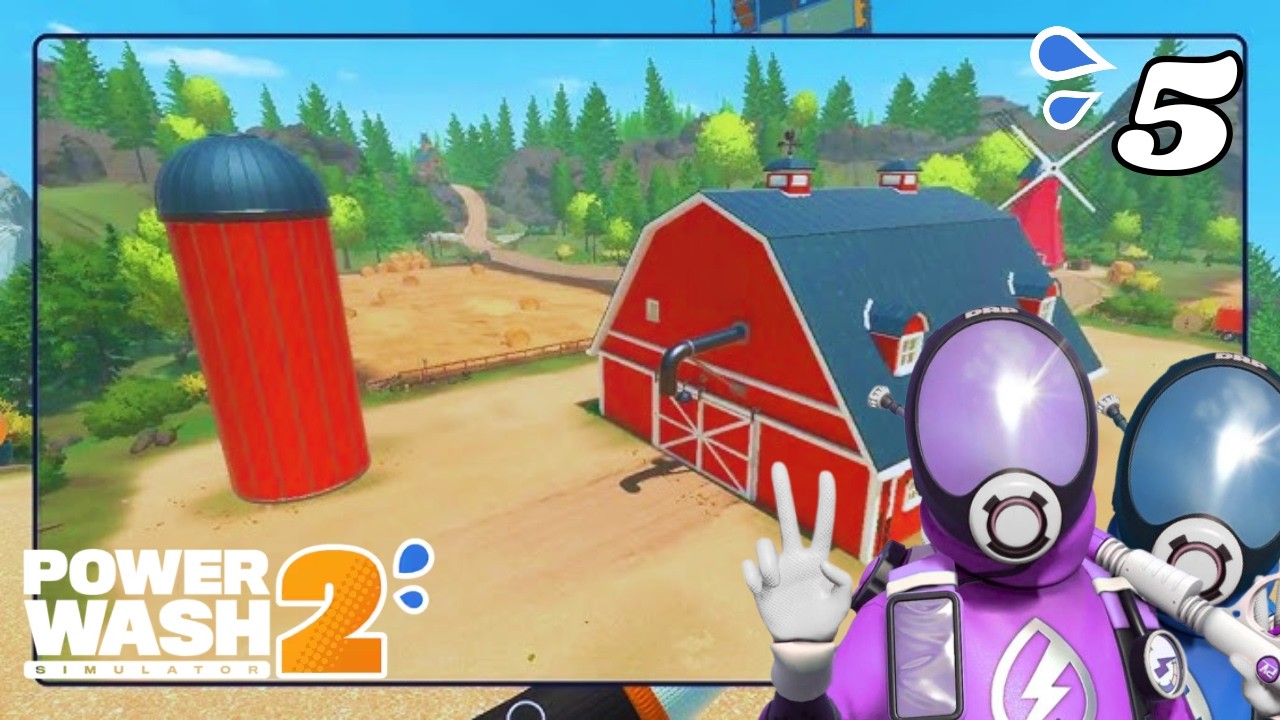 PowerWash Simulator 2 #5 - On nettoie la ferme en folie 🐮
