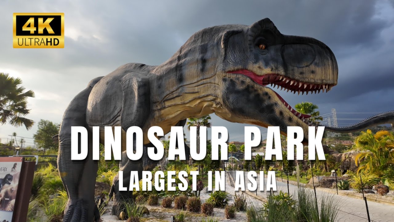 Asia BIGGEST Dinosaur Park | Walking Tour at the DINO DESERT!
