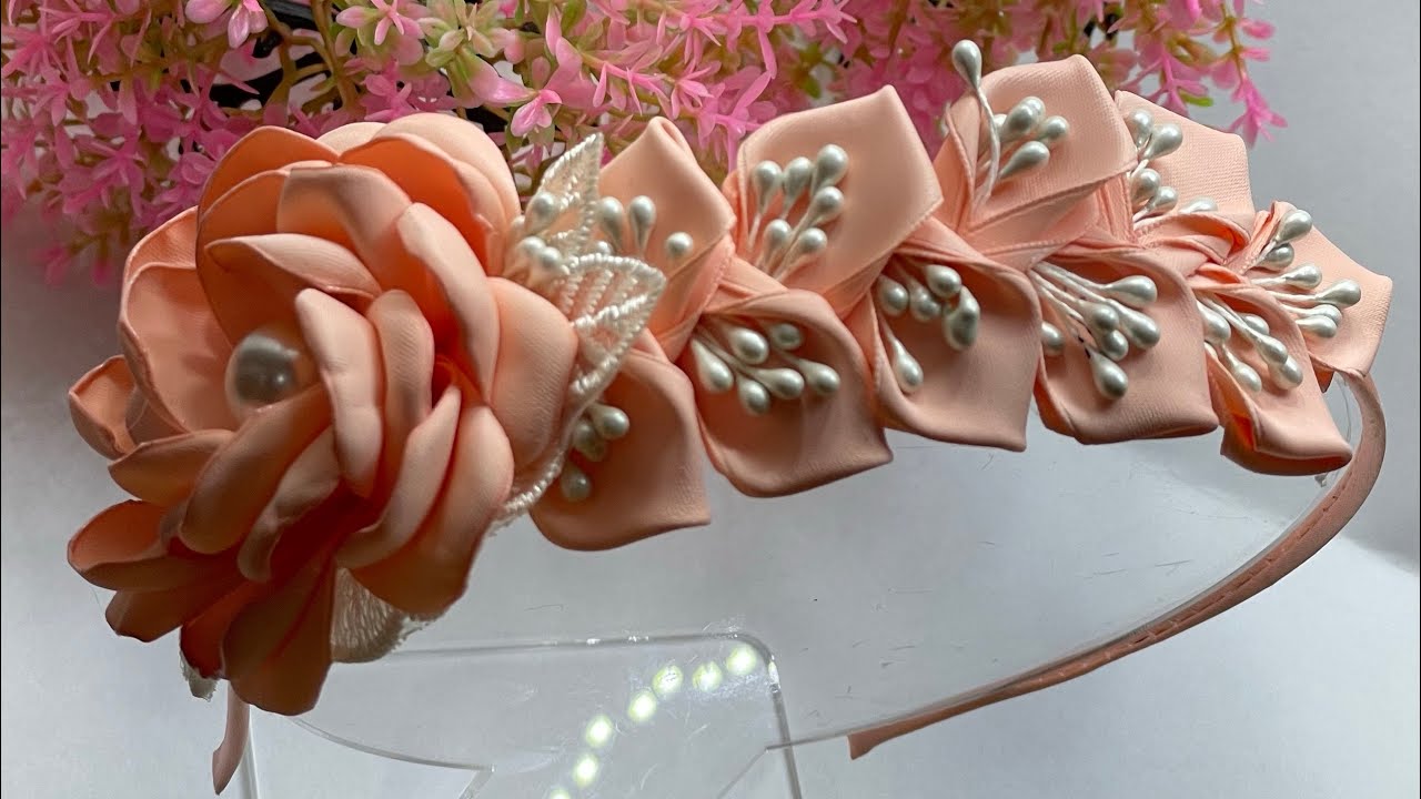 Diadema tocado sencillo #1078 creaciones Rosa Isela